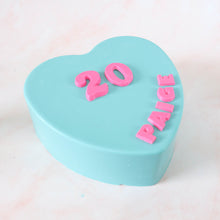 Load image into Gallery viewer, Name Heart with Number