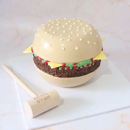 Burger Smash Cake