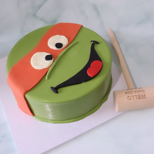 NInja turtle smash cake