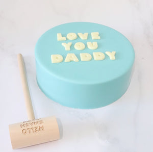 Father's Day Round Smash Cake