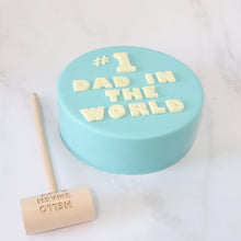 Load image into Gallery viewer, Father&#39;s Day Round Smash Cake
