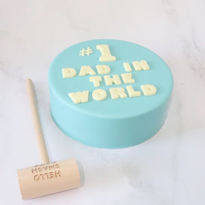 Father's Day Round Smash Cake