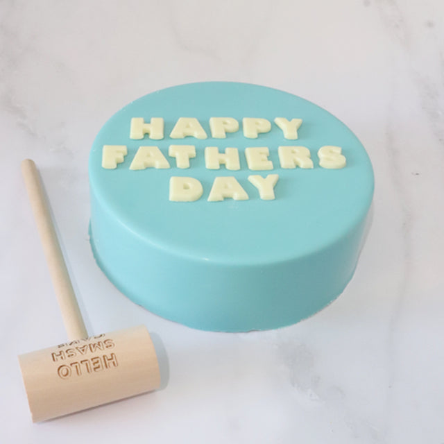 Father's Day Round Smash Cake