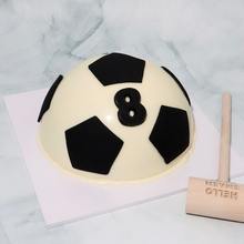 Load image into Gallery viewer, Soccer Ball Smash Cake
