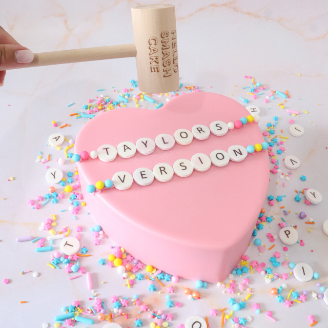 Friendship Bracelet Smash Cake