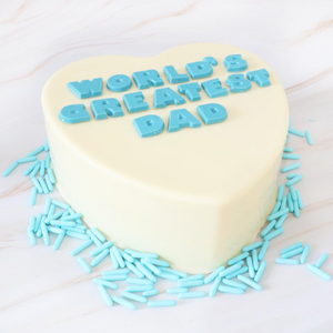 Custom Heart Smash Cake (1kg)
