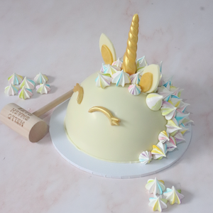 Unicorn Smash Cake